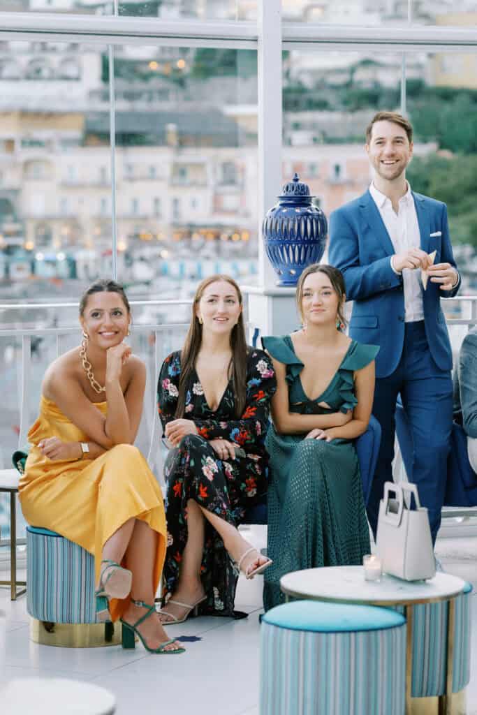 Guests at Amalfi Coast welcome dinner