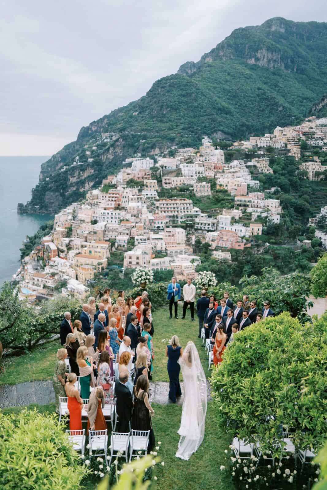 Villa San Giacomo wedding venue exterior Positano