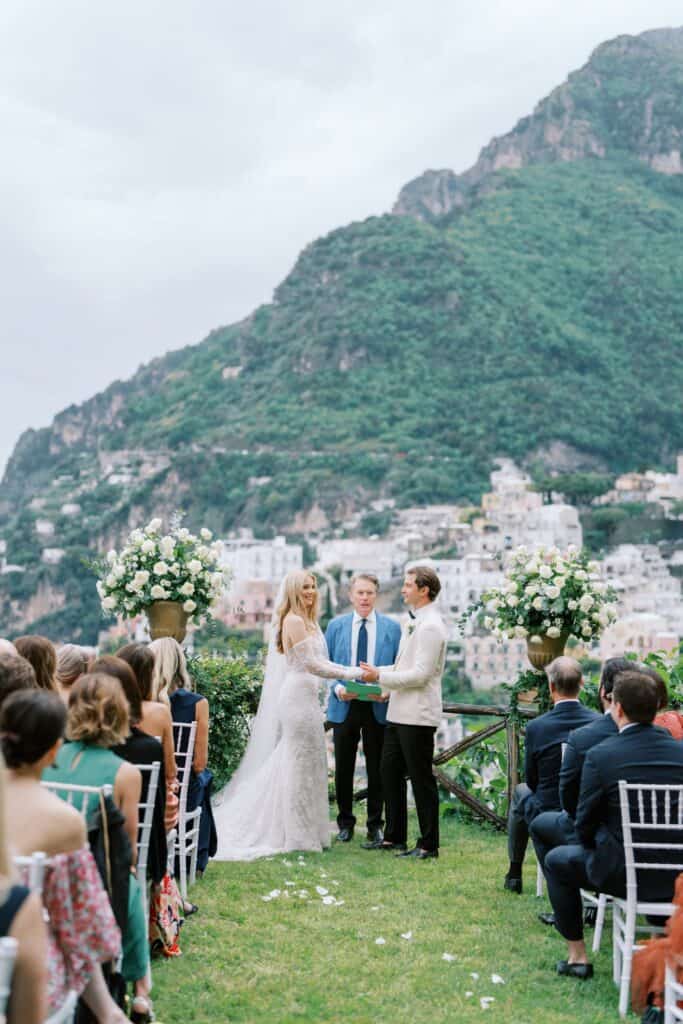 Positano wedding ceremony