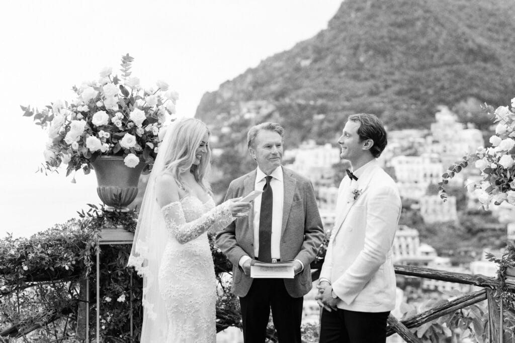 Positano wedding ceremony