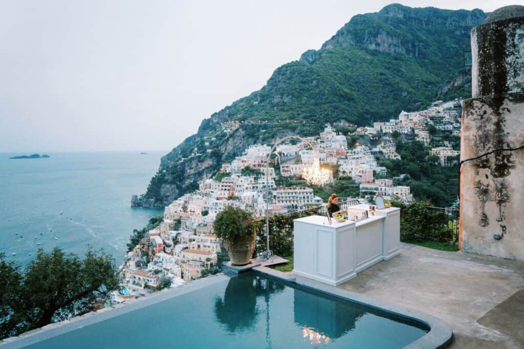 Villa San Giacomo wedding venue exterior Positano