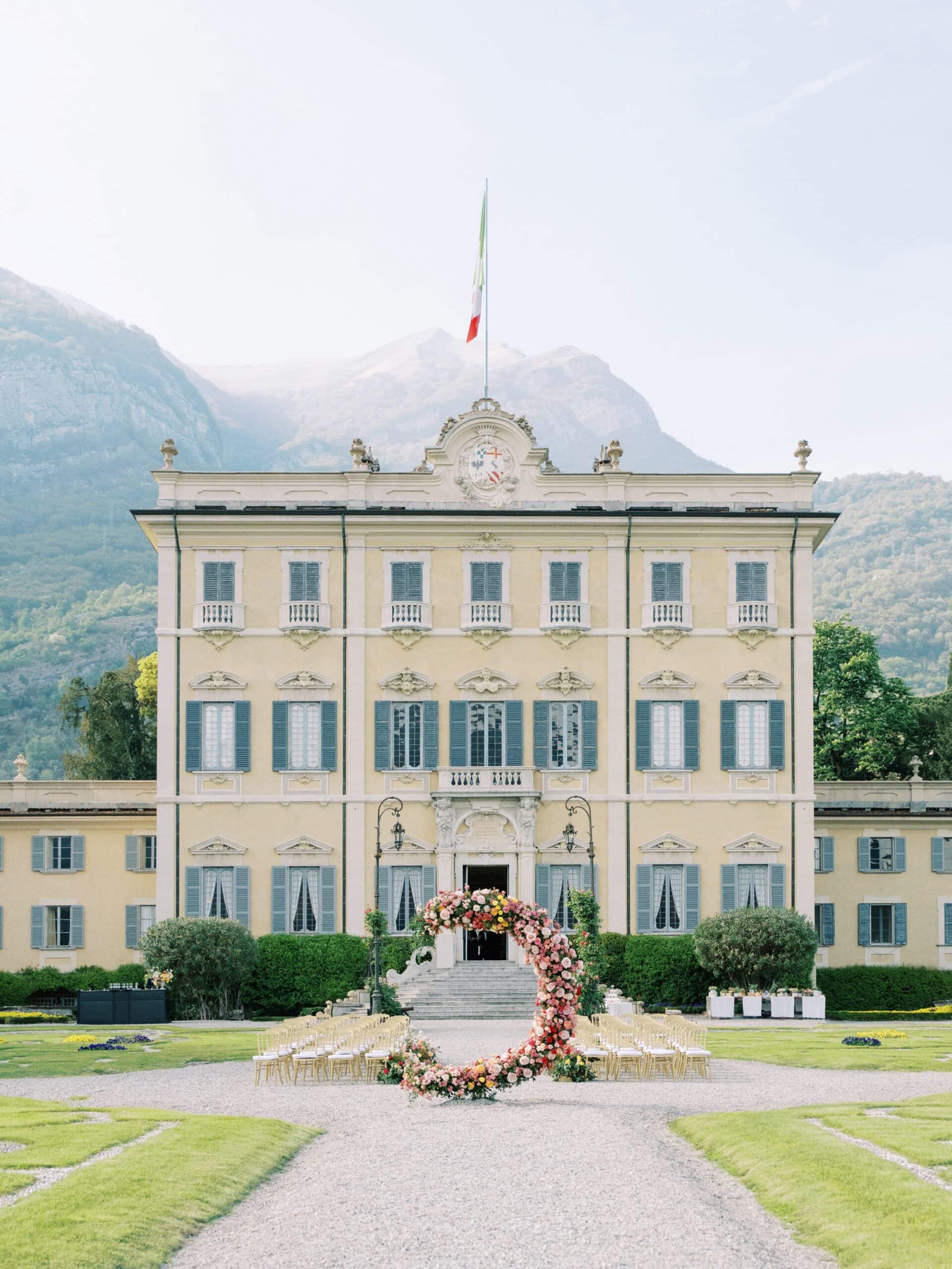 Lake Como wedding venue Villa Sola Cabiati architecture