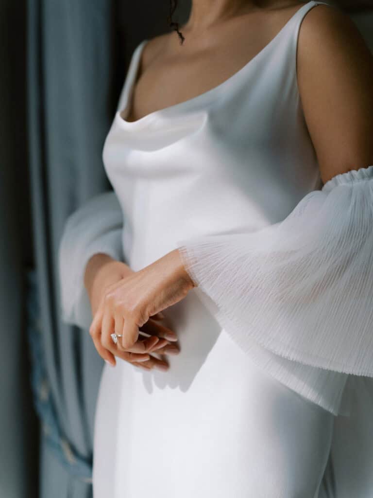 Pronovias wedding gown details 
